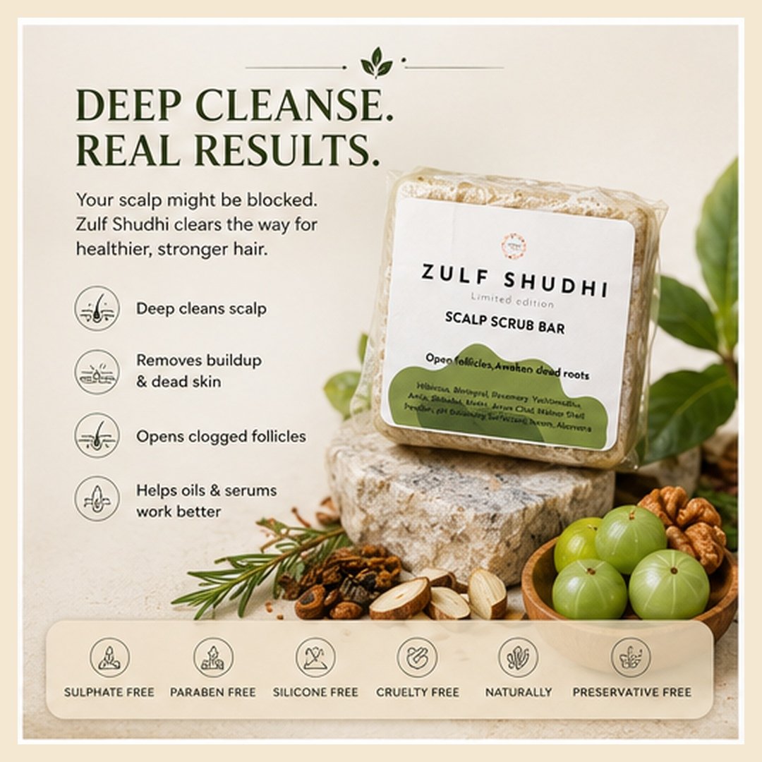 Zulf Shudhi Scalp Scrub Bar - Image 4